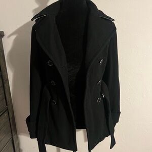 🖤 Kenneth Cole New York Wool Coat – Size 4